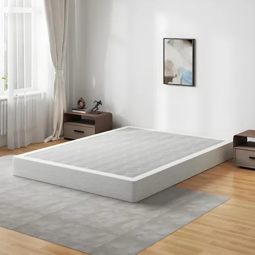 Miniatura 12 de Snaye - Base de somier de 7 pulgadas para cama individual, base de colchón de metal para somier de 1500 libras, montaje sin herramientas, sin ruidos
