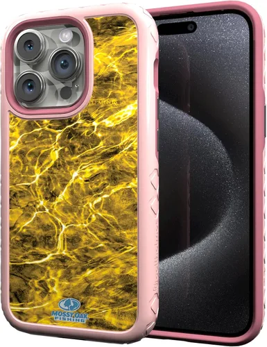 Miniatura 66 de cellhelmet Mossy Oak Agua Yellowfin Funda de doble capa en gris diseñada para iPhone 13 Mini a prueba de golpes y caídas, duradera, como se ve