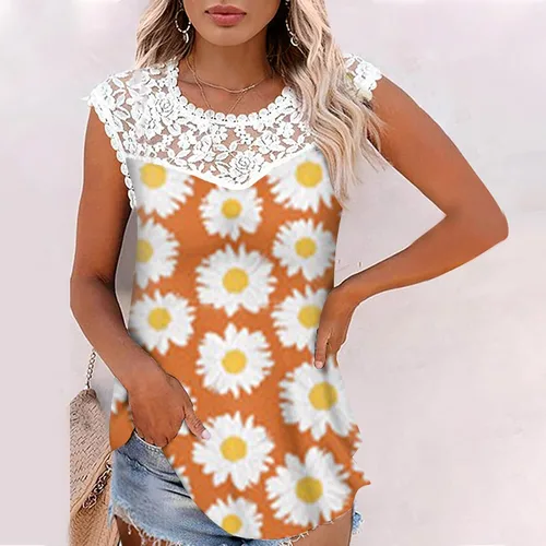 Miniatura 2 de Shirts for Women Dressy Casual 2023 Tshirts Party Fashion Trendy Vacation Blouses Boho Womens Summer Tops