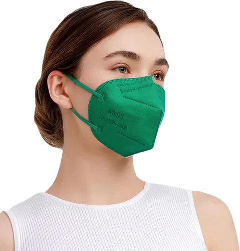 Miniatura 16 de SAROULU Máscaras Faciales Desechables KN95 de 5 Capas Respirables Máscara de Protección contra el Polvo de Taza de Seguridad gris-20