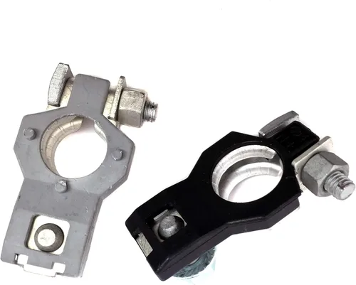 Miniatura 3 de TERMINAL DE BATERÍA CONJUNTO POSITIVO Y NEGATIVO OEM Abrazadera de conector de cable para automóvil + - Poste superior