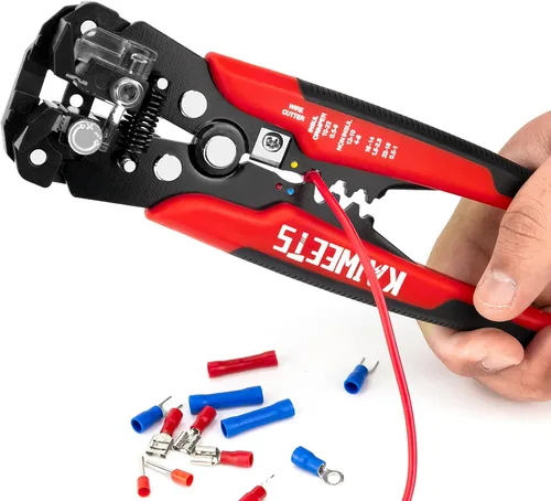 Miniatura 2 de KAIWEETS Pelacables automático con conectores y terminales de crimpado 260PCS