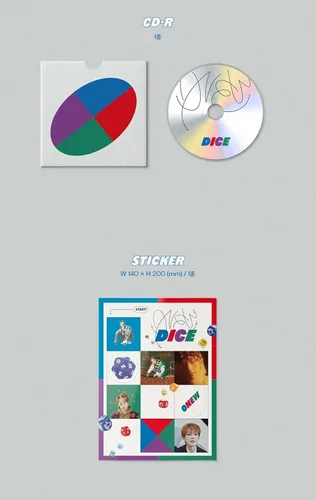 Miniatura 5 de SHINee ONEW - DICE, Photobook Ver. (Cubierta de dados con CD, Photobook, Pegatina, Tarjeta Especial, Tarjeta Foto, Beneficio de Preorder)