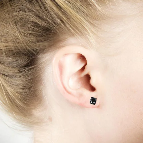 Miniatura 5 de JOERICA 2-4 pares de colgantes magnéticos de acero inoxidable para hombres y mujeres sin perforador de clip en pendientes CZ de 0.236-0.315in