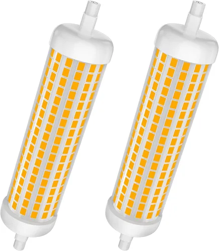 R7S - Bombilla LED de 4.646 in, 120 V, 150 W, equivalente a bombilla halógena T3 J, de larga duración, para trabajo, seguridad, paisaje, lámparas de