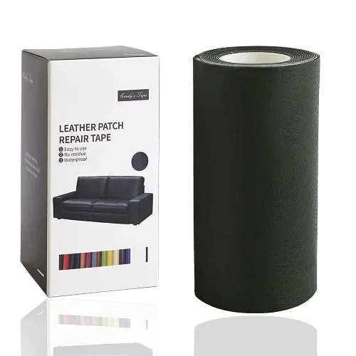 Miniatura 36 de Cindy's Tape Cinta de cuero adhesiva impermeable para reparaciones de 3 x 60 pulgadas para sofás, asientos de automóvil, bolsas, muebles, asiento
