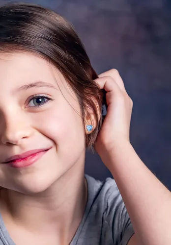 Miniatura 5 de Vito Aretes de plata de ley 925 con piedra natal para mujer, circonita cúbica hipoalergénica, regalo de cumpleaños para mamá, esposa, hija, abuela