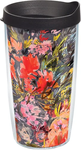 Miniatura 27 de Tervis Kelly Ventura - Colección Floral hecha en Estados Unidos Vaso aislado de doble pared para viajes mantiene las bebidas frías y calientes, 24