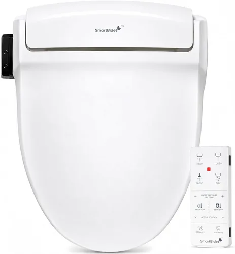 SmartBidet SB-1000 - Asiento para bidé eléctrico con mando a distancia, con calefacción electrónica, secador de aire caliente y función de lavado