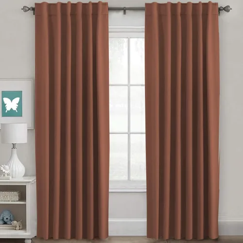 Miniatura 69 de H.VERSAILTEX Cortinas opacas con aislamiento térmico, paneles de tratamiento de ventana, cortinas opacas para oscurecer la habitación, cortinas Gris