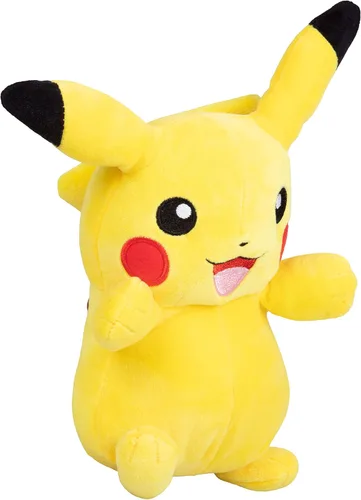 Miniatura 3 de Pikachu de peluche de Pokémon, 8 pulgadas, con licencia oficial de Wicked Cool Toys