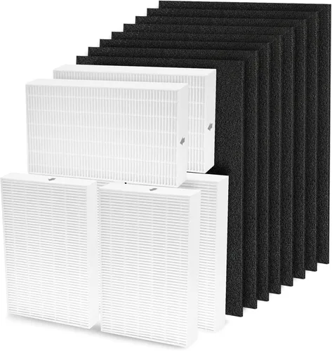 Filtro HEPA HPA300 de repuesto para purificadores de aire Honeywell serie HPA300, HPA200, HPA100, HPA090, reemplazar #HRF-R3, #HRF-R2, #HRF-R1 (6