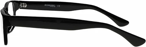 Miniatura 6 de Gafas de lectura de cristal real con lentes de cristal real transparente en marco estilo geek - aumento +0.25 a +3.00