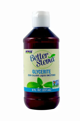 Now Foods Stevia Glicerita, 8 onzas líquidas (paquete de 2)