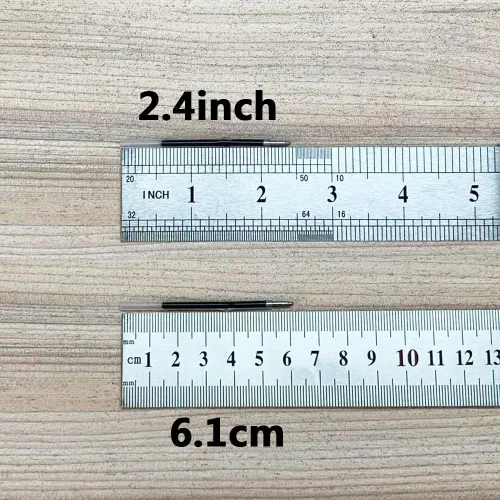 Miniatura 3 de 100 repuestos de bolígrafos de tinta azul de 2.4 pulgadas / 2.4 in, repuestos de bolígrafos reemplazables, para recambios de tinta de bolígrafo
