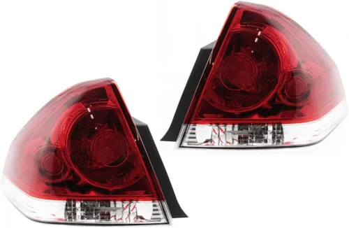 Miniatura 7 de KarParts360: Para Chevy Impala 2006-2013 Conjunto de luz trasera lado del pasajero con bombillas reemplaza GM2801193 25971598