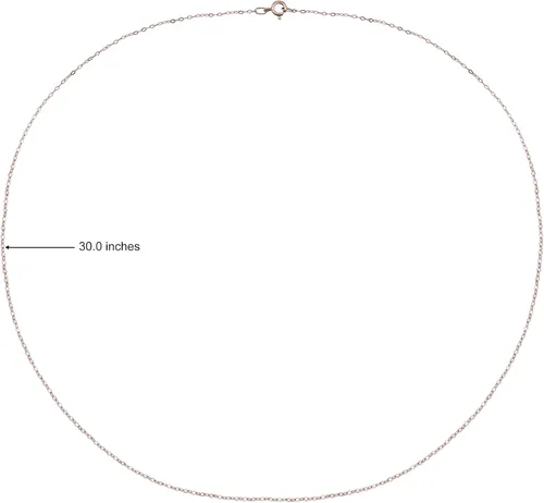 Miniatura 31 de Hoops & Loops Collar de plata de ley 925 de 0.035 in de fino y delicado collar de cadena de cable para mujeres, adolescentes, niñas, hombres, 16
