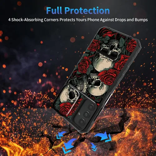 Miniatura 479 de Funda para Samsung Galaxy S22 Ultra 5G, Galaxy S22 Ultra con cubierta de cámara deslizante, funda resistente de doble capa con función atril Black