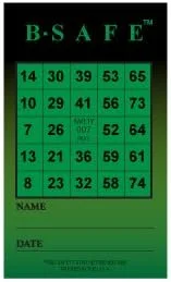 Miniatura 3 de B-Safe - Tarjetas de bingo de seguridad, paquete de 600