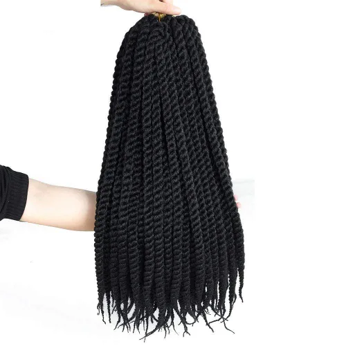 Miniatura 5 de Admutty Havana Twist - Cabello de ganchillo senegalés jumbo pre-enlazado, pelo sintético trenzado para mujer, suave y ligero, trenzas de ganchillo