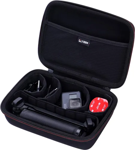 Miniatura 8 de LTGEM - Funda para cámara de acción compatible con GoPro Hero 13/12 / 11/10 / 9/8 / 7/6 / 5 / Go Pro MAX2 / MAX/Mission 1 PRO Action Camera, bolsa