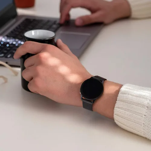 Miniatura 5 de Amzpas Bandas de metal compatibles con Samsung Galaxy Watch 7 Band 1.575 in 1.732 in, Galaxy Watch FE 1.575 pulgadas, 0.787 pulgadas, correa