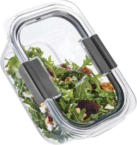 Miniatura 3 de Rubbermaid Brilliance - Recipientes herméticos para almacenamiento de alimentos sin BPA con tapas, juego de 4 (4.7 tazas), ideales para almuerzo