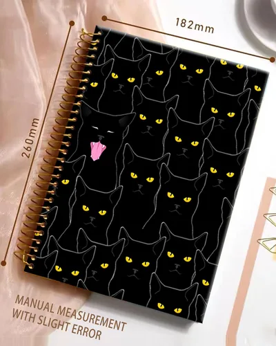 Miniatura 2 de iampanda Cuaderno Diario en Espiral, Animales Lindos Encuadernación Fuerte de Doble Alambre con Papel Premium para Niñas Mujeres, 60 Hojas A5