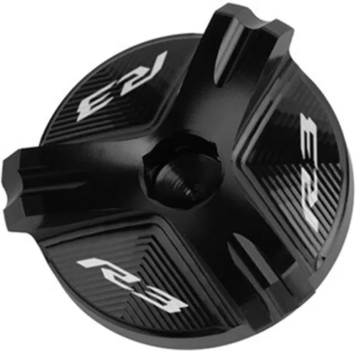 Miniatura 12 de Tapa de tapón de llenado de aceite de motor CNC para motocicleta, compatible con Yamaha YZF R1 R3 R6 YZFR1 1998-2020 YZFR3 2015-2021 YZFR6 YZFR6S R1