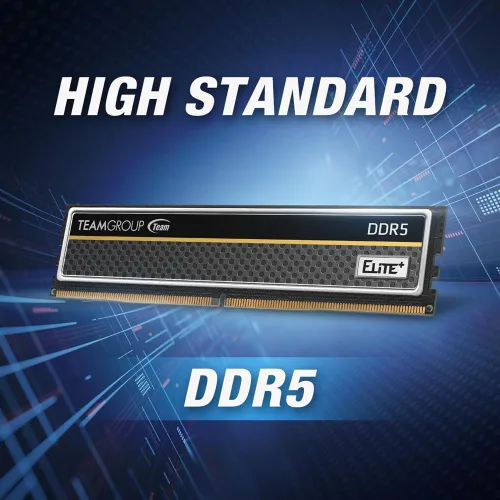 TEAMGROUP Elite Plus DDR5 32 GB (2 x 16 GB) 6400 MHz PC5-51200 CL52 sin búfer sin ECC 1.1V UDIMM 288 pines Módulo de memoria de escritorio Ram Canal