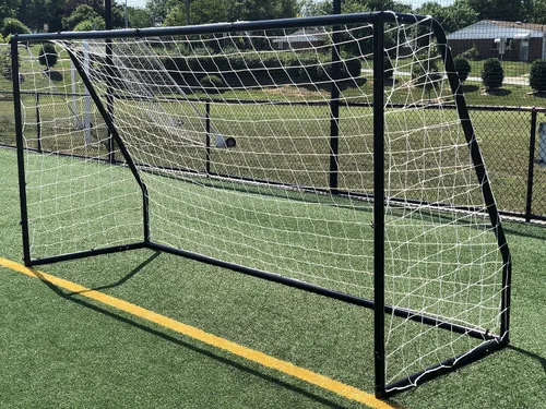 Miniatura 3 de AYSO - Portería de fútbol de tamaño reglamentario juvenil Premier de 12 x 6 pies con red resistente a la intemperie de 0.157 in. Marco con Negro