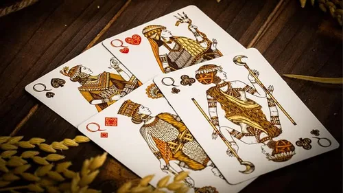 Miniatura 4 de MJM Babylon Golden Wonders Foiled Edition - Juego de cartas de Riffle Shuffle