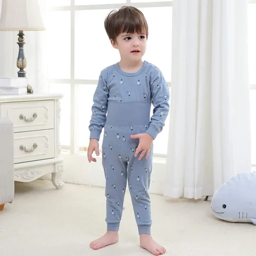 Miniatura 6 de Pijama Yanwang de manga larga 100 algodón orgánico para bebé y niño 3 M-6T