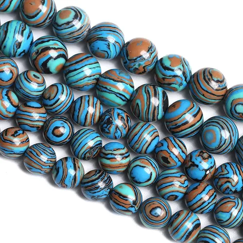 Miniatura 36 de 12MM 31 piezas de cuentas de cloisonné verdes, cuentas sueltas redondas para hacer joyas, pulseras DIY