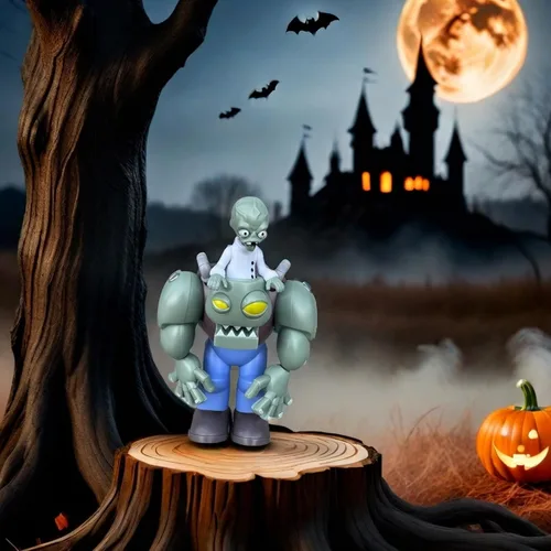 Miniatura 7 de JHESAO Plants and Zombies Toys Figuras de acción Dr. Zombies PVZ Juego de juguetes serie 1 2 Grandes regalos para niños y fanáticos, cumpleaños