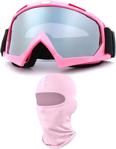 Miniatura 17 de Gafas de motocicleta con máscara facial, resistentes al viento, gafas de esquí de carreras de motocross, gafas protectoras de seguridad