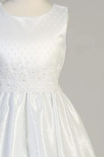 Miniatura 2 de Vestidos de Primera Comunión para Niñas 7-16 Vestido de Santa Comunión Blanco Vestidos de Primera Comunión para Niñas Plus