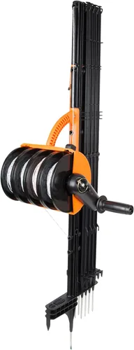 Gallagher Smart Fence 2 | Valla eléctrica portátil para contención de ganado | Cercado temporal de campo de instalación rápida | 328 pies de cercado