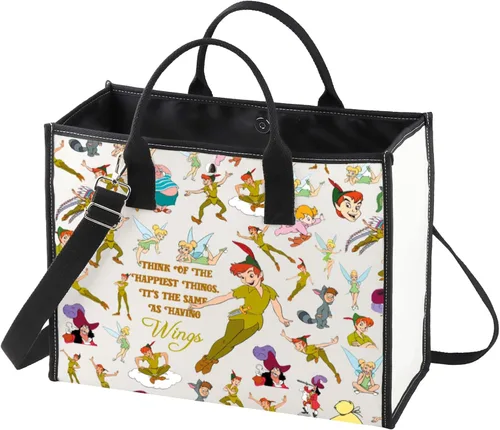 Miniatura 8 de WZMPA Bolsa de cosméticos de película de dibujos animados, regalo para fanáticos de cuentos de hadas, piensa en las cosas más felices, es lo mismo