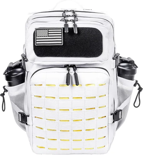 Miniatura 15 de LHI - Mochila táctica militar para hombre, 25/45 L, mochila grande Molle del ejército, mochila de asalto de 3 días, para senderismo