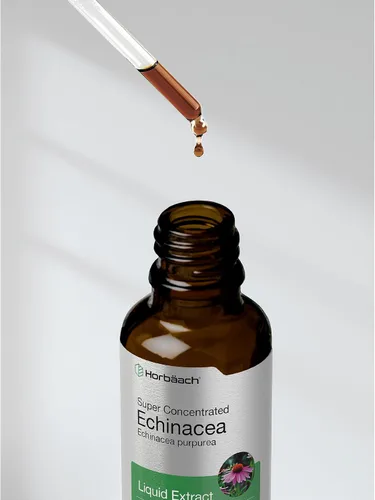Miniatura 8 de Horbaach Echinacea Drops - Tintura de hierbas 2 onzas líquidas Extracto de raíz súper concentrado Líquido sin alcohol Suplemento