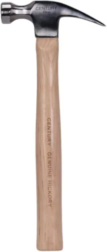 Miniatura 11 de Century Drill & Tool 72278 Martillo de garra recta, 24 onzas, acero forjado en gota, mango de madera de nogal, martillo rasgado duradero