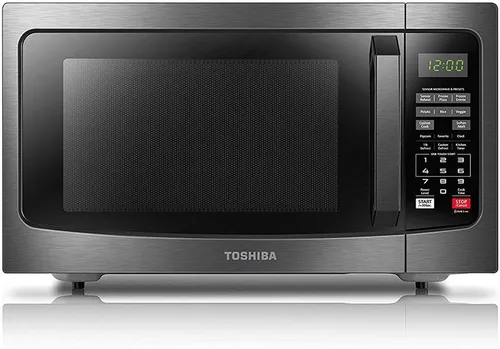 Miniatura 5 de Nostalgia Horno microondas retro compacto para encimera, 0.7 pies cúbicos, 700 vatios con pantalla digital LED, bloqueo para niños, interior fácil