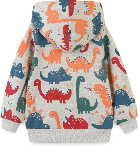 Miniatura 2 de Sudadera con capucha de forro polar de algodón para niños pequeños 2-7T
