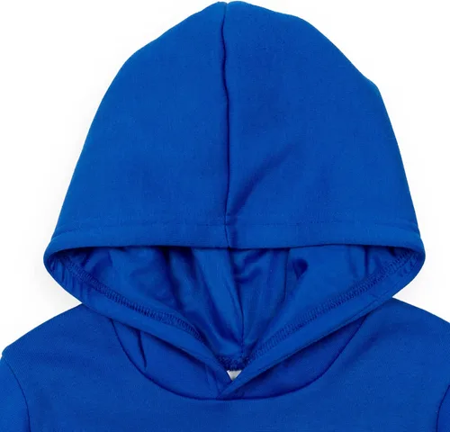 Miniatura 3 de DC Comics Justice League Superman Batman The Flash - Sudadera con capucha de forro polar para niños pequeños a grandes