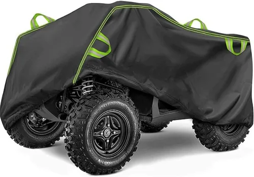ATV Cover for Segway AT6 S, Waterproof Heavy Duty 4 Wheeler Cover Quad Outdoor Storage Protection Rain and Snow Protection Covers,A-Green
