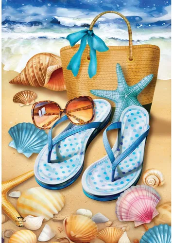 Miniatura 10 de Beach Life - Bandera náutica Adirondack para casa de verano, sillas de 28 x 40 pulgadas Briarwood Lane