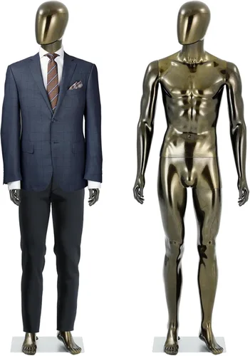 Miniatura 9 de Maniquí femenino de cuerpo completo Bronce- Forma de vestido ajustable Maniquí de exhibición de la ropa Forma de plástico Maniequins desmontable