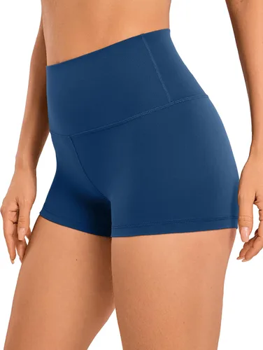 Miniatura 83 de CRZ YOGA Butterluxe - Pantalones cortos de ciclismo de cintura alta para mujer, 2.5 pulgadas, yoga, entrenamiento, elastano, correr, voleibol