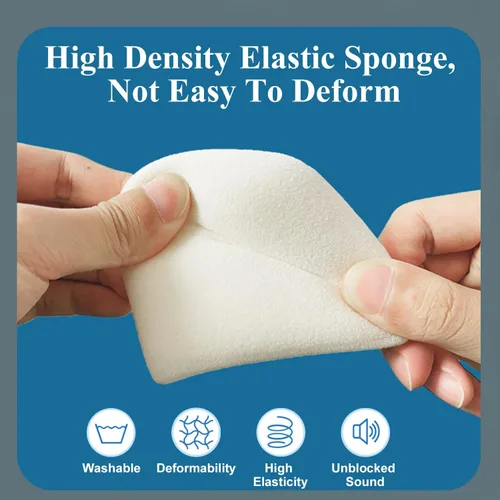 Miniatura 5 de Fielect 2 unids micrófono cubierta esponja espuma micrófono cubierta de micrófono de mano protección protección micro espuma filtro blanco